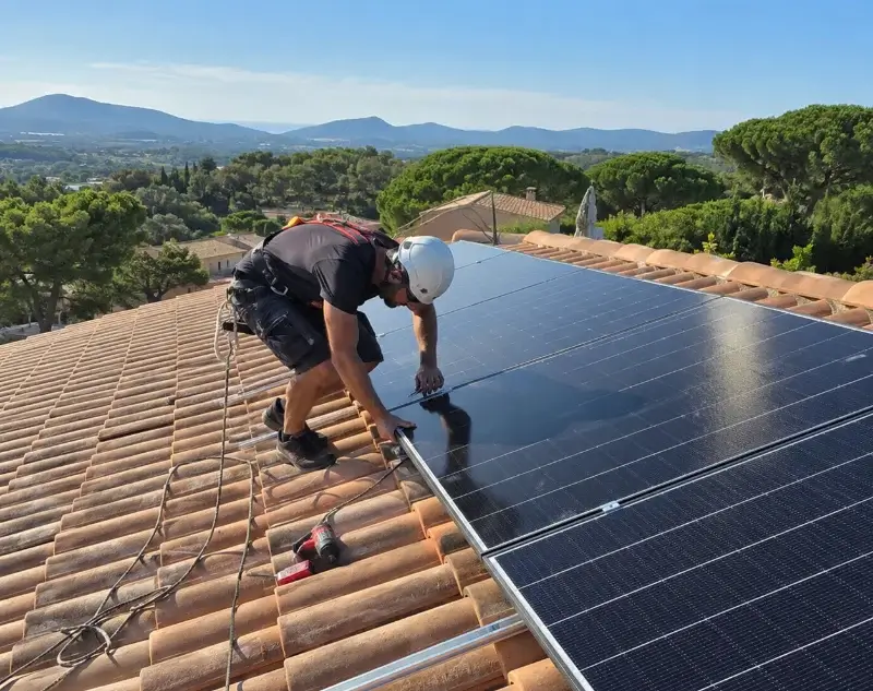 Installateur panneaux solaires Nâves-Parmelan — pose photovoltaïque sur toiture